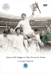 QPR Vs West Bromwich 1967 League Cup Final DVD.