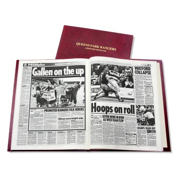 Queens Park Rangers Football Newspaper Book