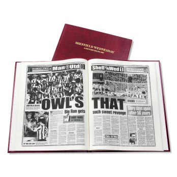 Sheffield Wednesday Football Newspaper Book