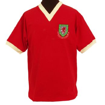 Wales 1958 retro football shirt