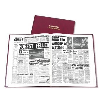 Watford Football Newspaper Book