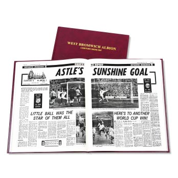 West Bromwich Football Newspaper Book
