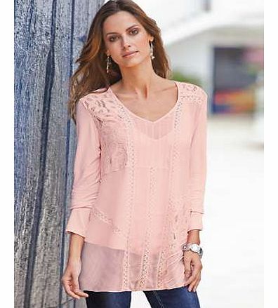 Together Lace Patch Tunic