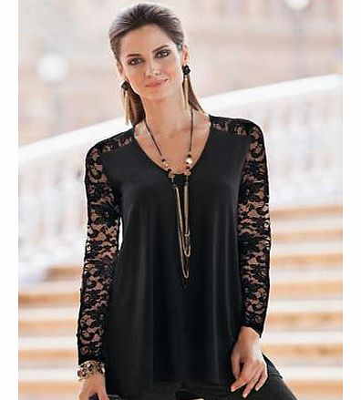 Together Lace Sleeve Top