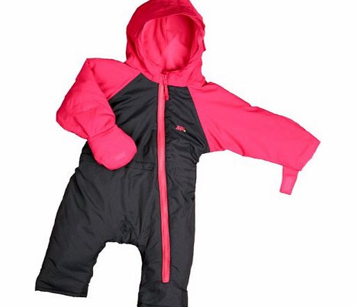 Togz Childrens All in One Unlined Waterproof Suit -- Navy / Raspberry - 130cm - 6 years