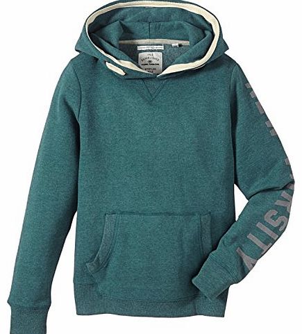 TOM TAILOR Kids  Boys 25281230030 62 Hoody Sweatshirt/409 Sweatshirt, Dusty Green Smoke, 16 Years (Manufacturer Size: 176)