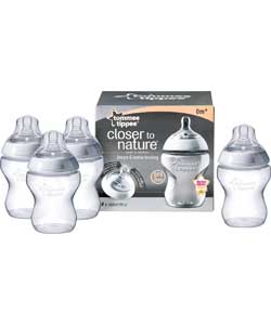 Tommee Tippee 260ml Four Pack Easivent Bottle