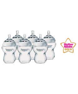 Tommee Tippee Closer To Nature Bottles - 6 Pack