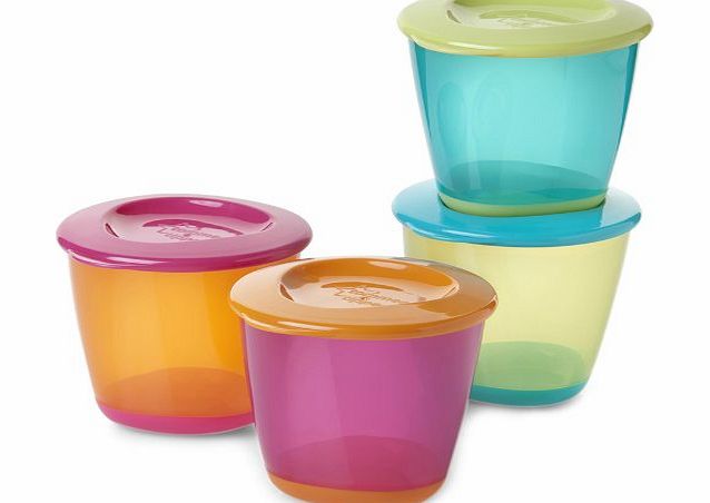 Tommee Tippee Explora 4 oz Pop Up Weaning Pots (2-pack)
