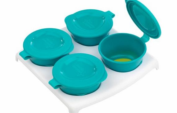 Tommee Tippee Explora Pop Up Freezer Pots amp; Tray (4-pack)