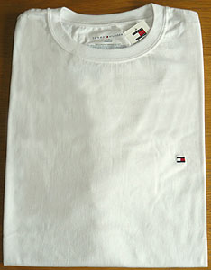 Hilfiger - Crew-neck Tee-shirt with Small Flag Logo