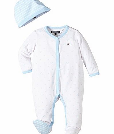Tommy Hilfiger Baby Boys Preppy Suitcase Clothing Set, Baby Blue, 3-6 Months (Manufacturer Size:68)