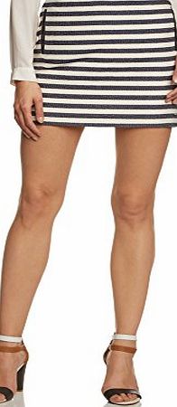 Tommy Hilfiger Womens IRENE SK2 SKIRT Striped Skirt, Blue (Core Navy/Snow White - Eur 475), UK 16 (Manufacturer Size: 12)
