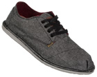 Toms Heritage Desert Oxfords Charcoal Chambray