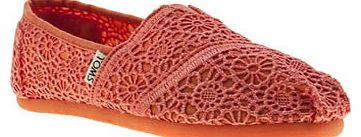 Toms kids toms peach classic crochet girls youth