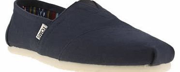mens toms navy classic shoes 3106705870