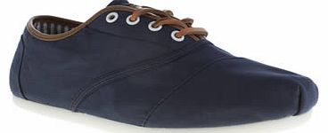 Toms mens toms navy cordones tencel shoes 3106735870