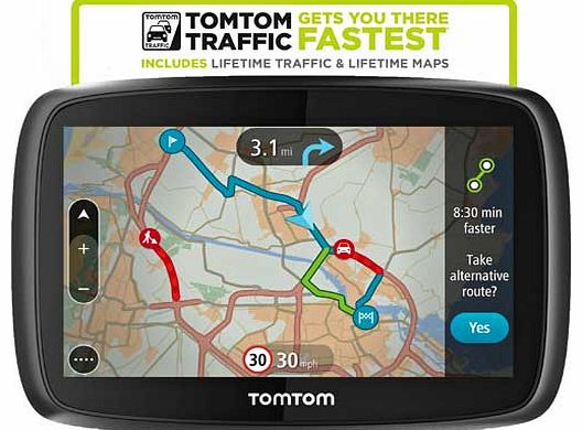 TomTom GO 400 4.3 Inch Lifetime Maps & Traffic