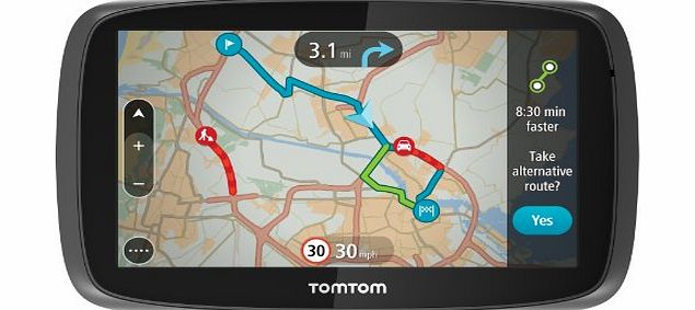 TomTom GO 500 5` Sat Nav Lifetime Maps &