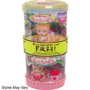 Tomy Microbabies Double Pack