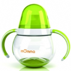 Tomy mOmma by Tomy Green Non-Spill Cup