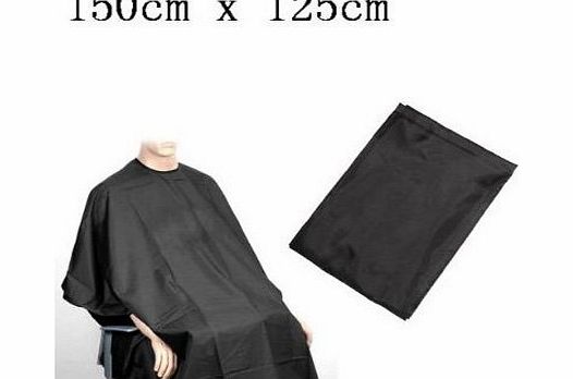 TOOGOO(R) Black Hair Cut Hairdressing Hairdressers Barbers Cape Gown