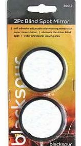 Tooltime Pack of 2 Convex Wide Angle Blind Spot Mirrors