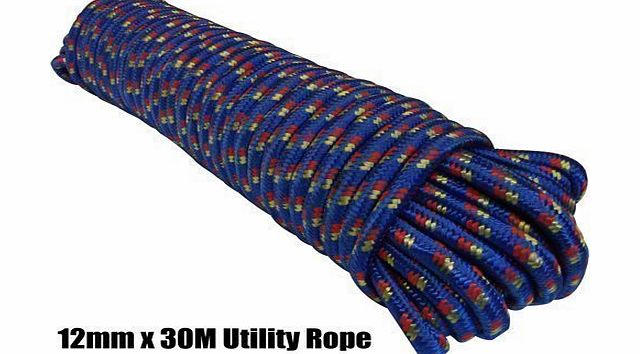 Toolzone 12mm x 30m Multipurpose Utility Rope