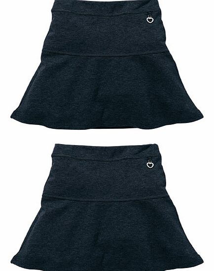Pack Of Two Jersey A-Line Skirts