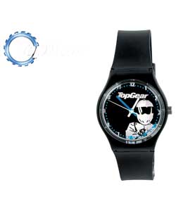 Top Gear Stig Quartz Black Strap Watch