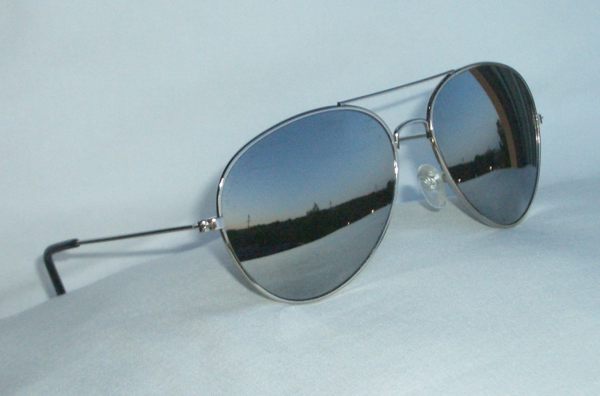 Gun Mirrored Aviator Sunglasses