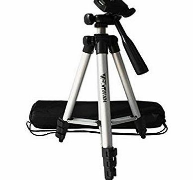 TOP-MAX Spirit Level Travel Tripod for Digital Camera - Silver