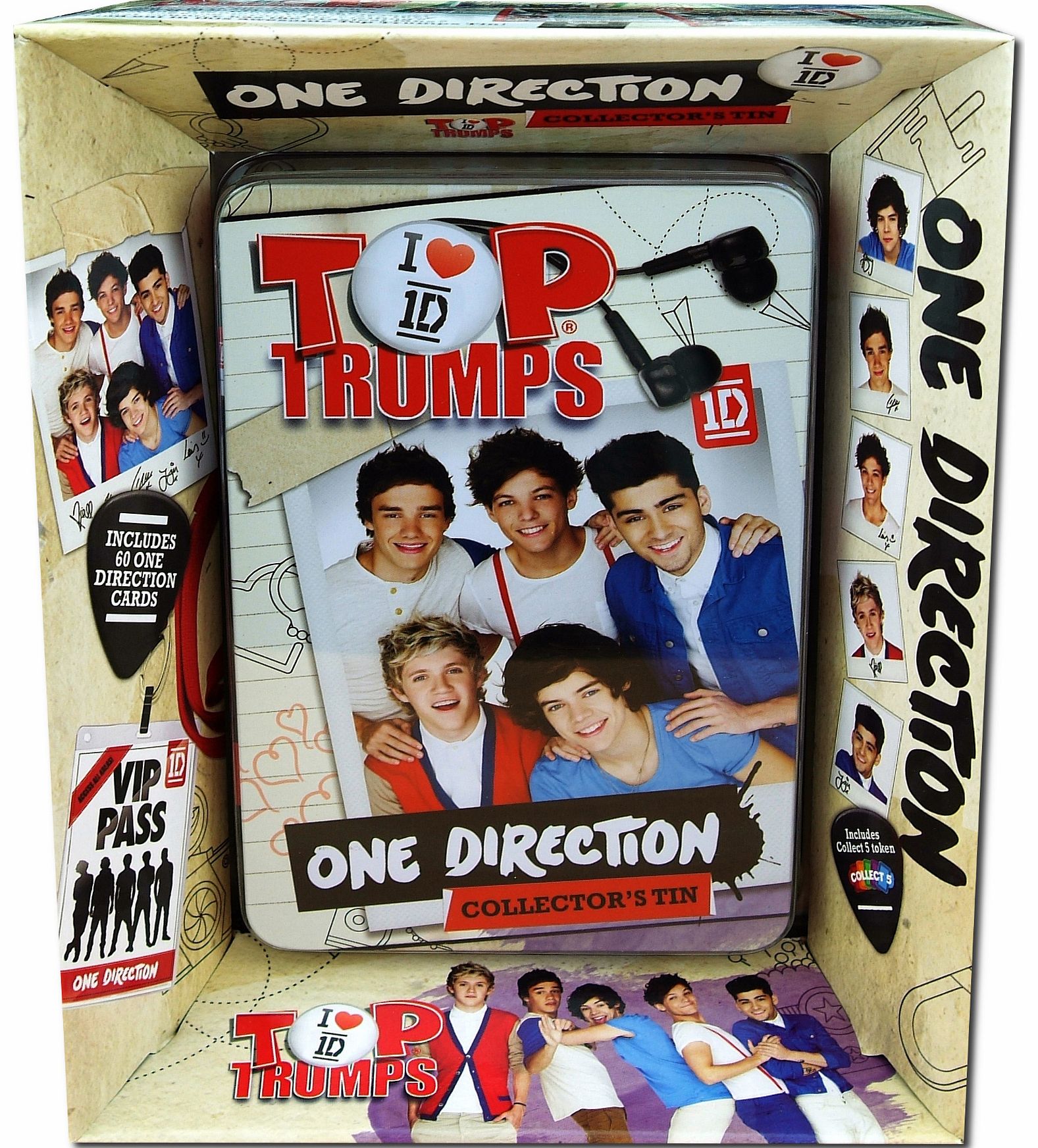One Direction Top Trumps Collectors Tin