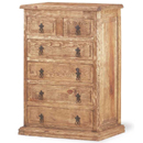 Mexican pine 6 drawer chest furniture