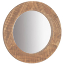 Mexican pine round mirror furniture