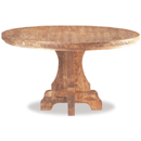 Mexican pine round table furniture