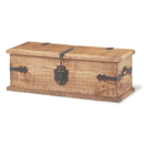 Mexican pine small bed trunk furniture