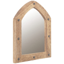 Mexican pine small gothic mirror furniture