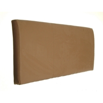 torino 4ft6 Headboard, Natural Faux Suede