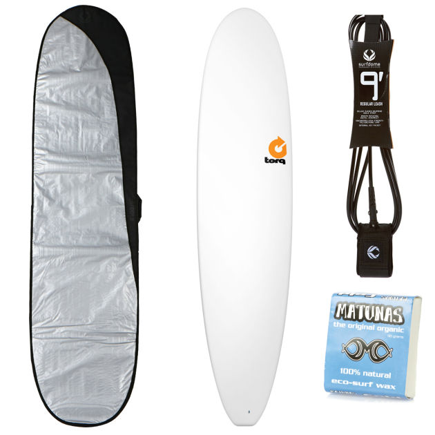 Torq White Longboard Package - 9ft 0