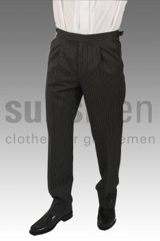 Boys Single Pleat Stripe Morning Trousers