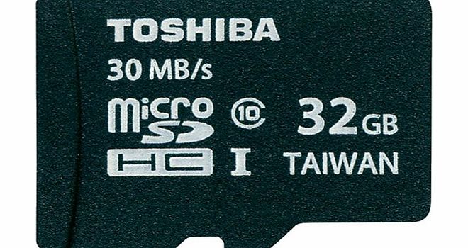Toshiba 32GB MicroSDHC Card - UHS-1