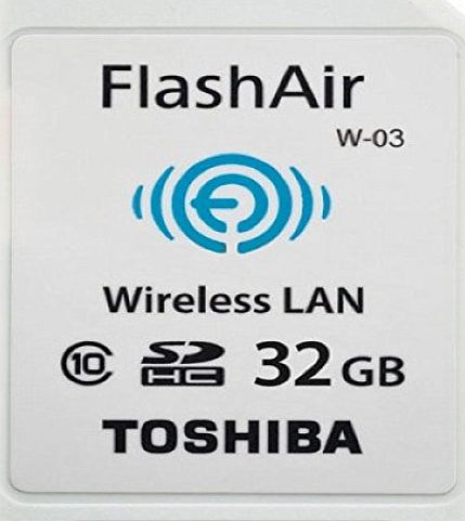 Toshiba Flash Air 32GB W-03 Wireless Class 10 WiFi SDHC