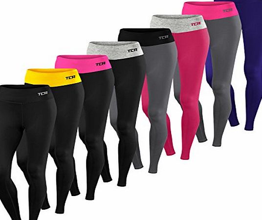 Total Compression Advanced Womens TCA Pro Performance Supreme Running Tights / Leggings - Castlerock/Black L