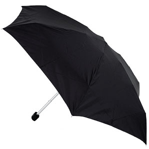 Wonderlight Mens Umbrella with Case- Black
