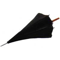 Wooden Umbrella Black