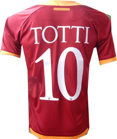 Totti Diadora 06-07 Roma home (Totti 10)