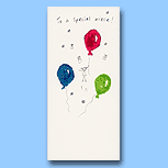 Touchy Feely Balloon Niece Card