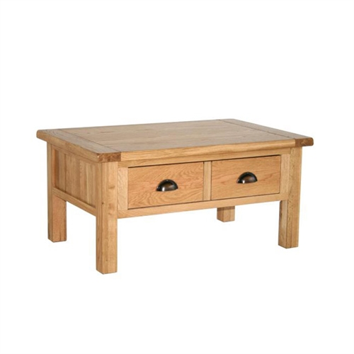 Toulouse Oak Coffee Table with 2 Drawers 742.004
