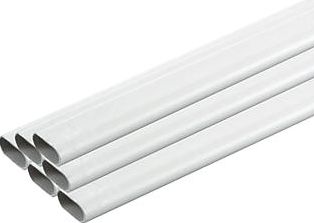 Tower, 1228[^]52454 Oval Conduit 20mm x 2m White Pack of 40